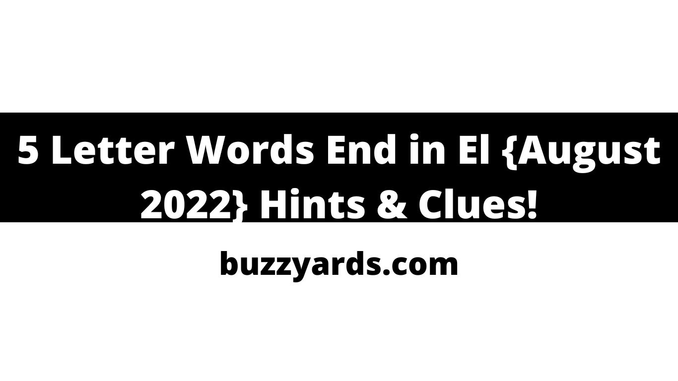 5-letter-words-end-in-el-august-2022-hints-clues