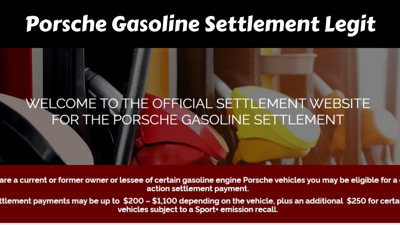 Porsche Gasoline Settlement Legit