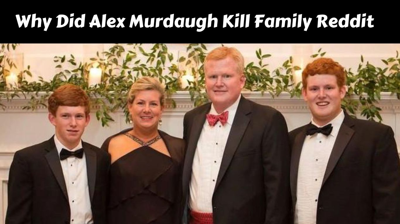Why Did Alex Murdaugh Kill Family Reddit