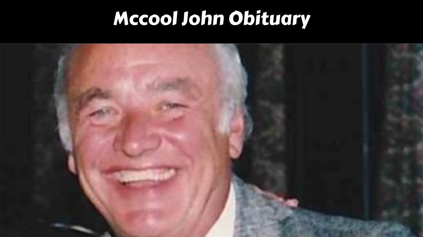 Mccool John Obituary